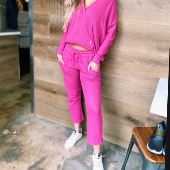 Free people movement Pants - Free People Reyes sweat pants and solid Hoodie.